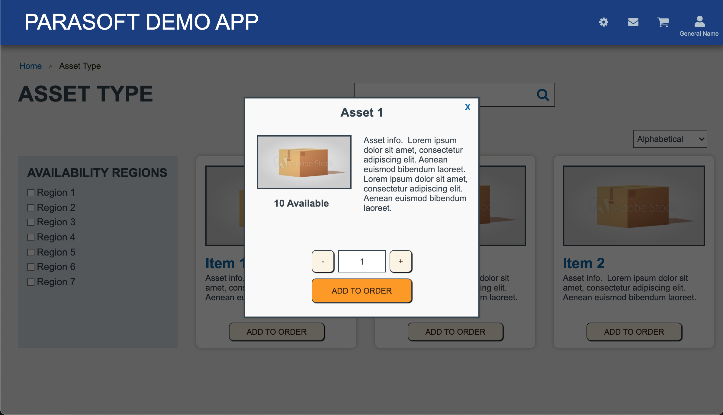 Sales Demo Web App preview
